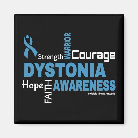 言葉…ジストニア マグネット (正面)