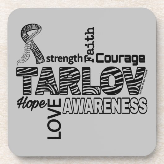 言葉…タロフ嚢胞 コースター (正面)