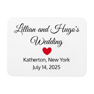 言葉&ハート結婚マグネット マグネット