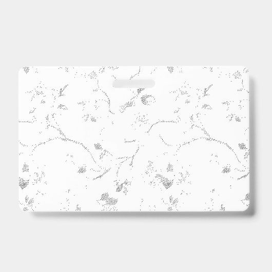 言葉、灰色の雲 バッジ (正面)