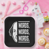 言葉 言葉 言葉 シェイクスピア 名言 劇人 ペーパープレート (パーティー)