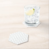 言葉、雪の塊 ペーパーコースター (インサイチュ)