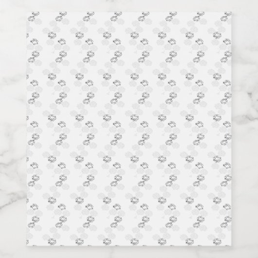 言葉、雪の塊 ワインラベル (シングルラベル)