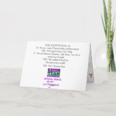 言語のありがとう サンキューカード (裏面)