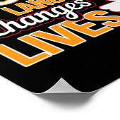 言語の変化はLives Asl Interpreter Lower Awaren ポスター (角)