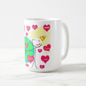 言語の愛 コーヒーマグカップ (正面右)