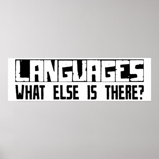 言語は他に何がある？ ポスター (正面)