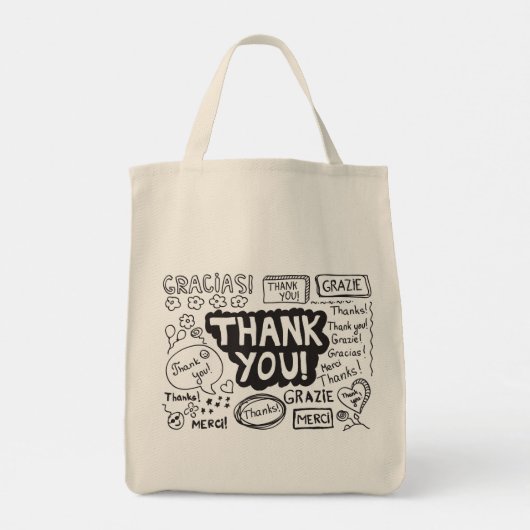 言語を使ってありがとう違う。 トートバッグ (裏面)