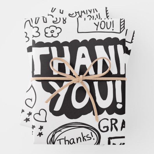 言語を使ってありがとう違う。 ラッピングペーパーシート (インサイチュ)