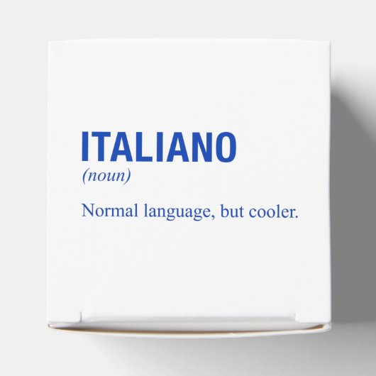 言語イタリアン フェイバーボックス (上部)