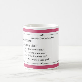 言語コレクション-スペイン語1 コーヒーマグカップ