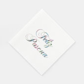 言語スペインのイースターフェリズパスクアナプキンス スタンダードランチョンナプキン (角)