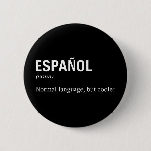 言語スペインの 缶バッジ