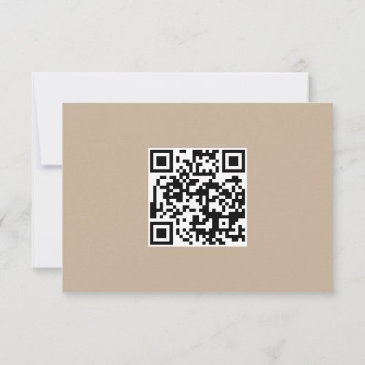 言語スペインのNuestra Boda RSVPカード 招待状 (裏面)