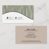 言語セラピストモダン病理医 名刺 (正面/裏面)