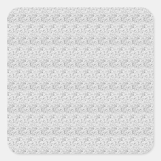 言語デザインイレブン スクエアシール (正面)