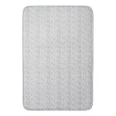 言語デザインイレブン バスマット (正面縦)