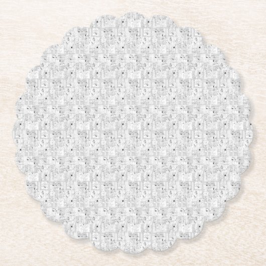 言語デザイン百一 ペーパーコースター (正面)