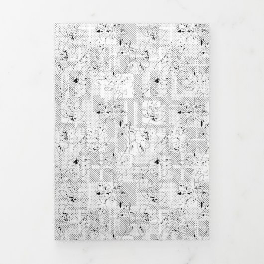 言語デザイン百一 三つ折りクリスマスカード (カバー)