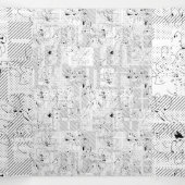 言語デザイン百一 三つ折りクリスマスカード (内部中)