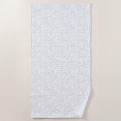 言語デザイン34 ビーチタオル (正面)