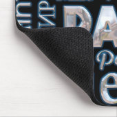 言語マ数々のウスマット（黒）とクロム マウスパッド (コーナー)