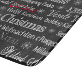 -言語メリ数々のークリスマスサンダーコーブ カッティングボード (角)