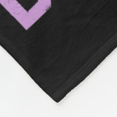 言語ラメ弱いAslスラングTeeろう認識度モ フリースブランケット (角)