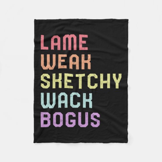 言語ラメ弱いAslスラングTeeろう認識度モ フリースブランケット (正面)