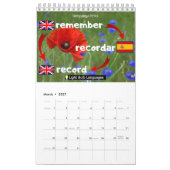 言語リンクカレンダー（2020年9月 – 2021年11月） カレンダー (3月 2027)