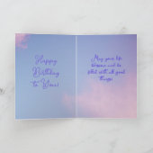 言語ロシアのハッピーバースデーС Днём рождения! カード (内部)