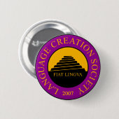 言語作成の社会ボタン 缶バッジ (正面&裏面)