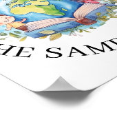 言語先生バイリンガル子供 ポスター (角)