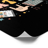 言語問題音声セラピー言語病理学者 ポスター (角)