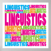 言語学カラフル学 ポスター (正面)