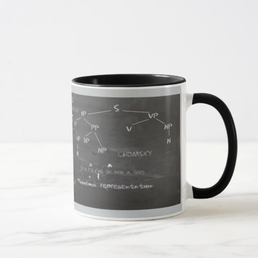 言語学者のRingedMug マグカップ (右)