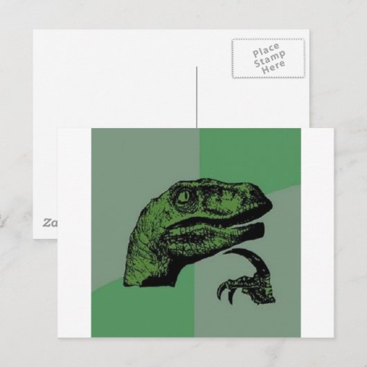 言語学者 ポストカード (正面/裏面)