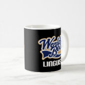言語学者(世界のベスト)のためのギフトのアイディア コーヒーマグカップ (正面右)