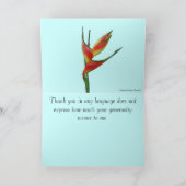 言語数々のサンキューカード サンキューカード (内部)