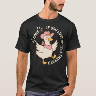 言語治療に愛を込めてクラクション Speech Therapy言語治療士 Tシャツ