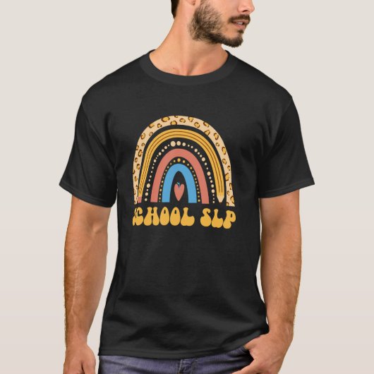 言語治療士 SLP 特別支援教育 スピーチセラピスト Tシャツ (正面)