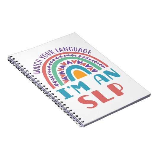 言語病理医あなたの言語を見る私はSLPである ノートブック (右側)
