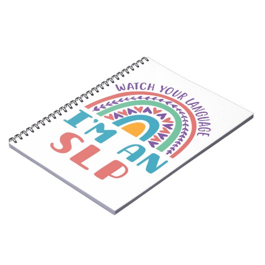 言語病理医あなたの言語を見る私はSLPである ノートブック (左側)