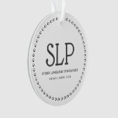 言語病理医オーナメント オーナメント (正面)