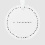 言語病理医オーナメント オーナメント (裏面)