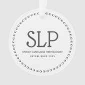 言語病理医オーナメント オーナメント (正面)
