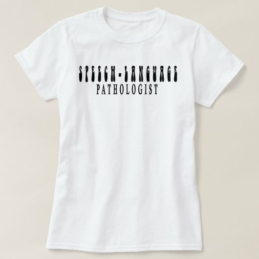 言語病理医シャツ、音声セラピスト Tシャツ (デザイン正面)