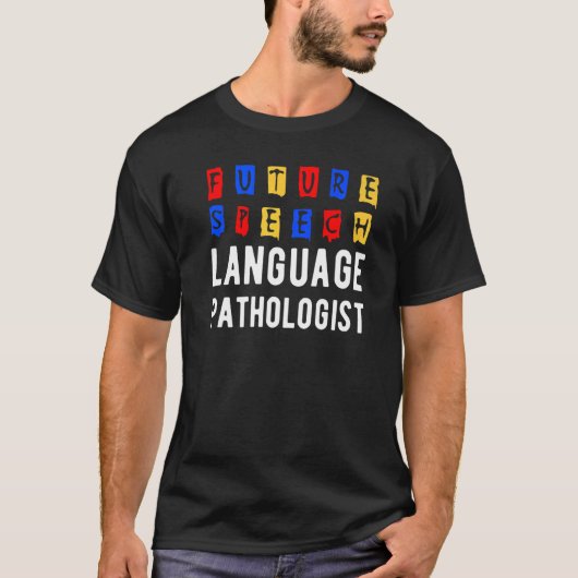 言語病理医セラピー未来SLP Tシャツ (正面)