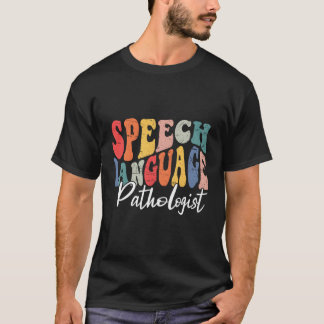 言語病理医Slp音声セラピーパット Tシャツ