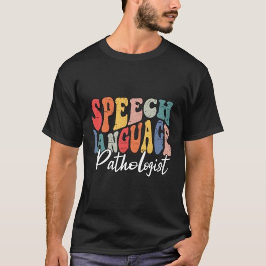 言語病理医Slp音声セラピーパット Tシャツ (正面)